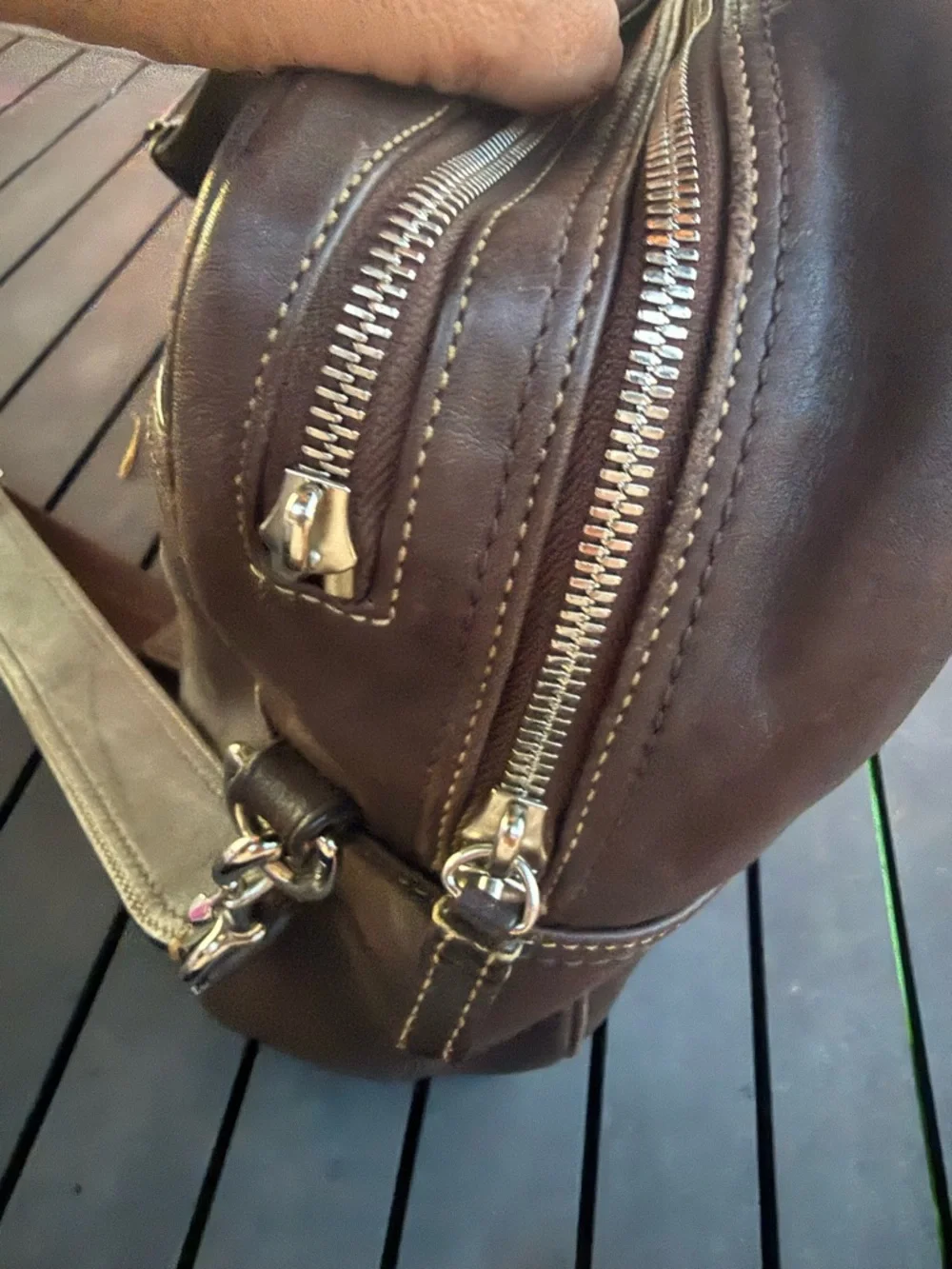 Coach Brown Leather Briefcase Messenger Bag